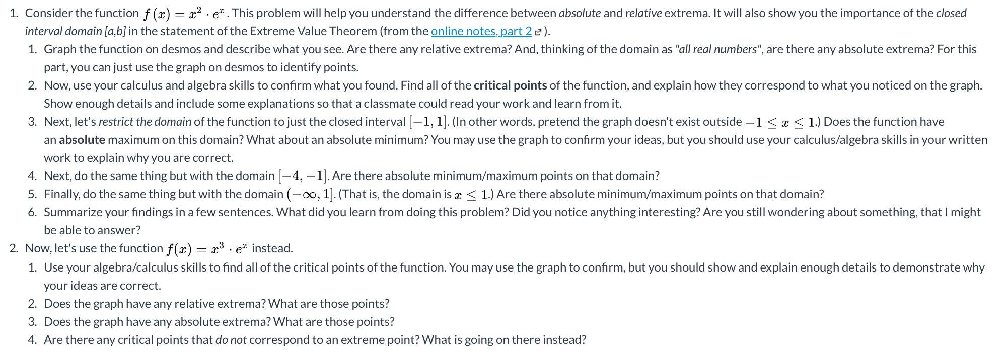 Thank you so much! 1. Consider the function f (:5) = 3:2