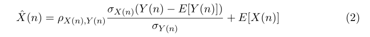 = 2X(n) + N(n) (1)where X(n) is the original sequence of signals;