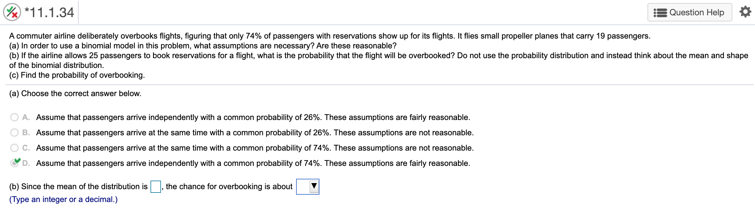 Please read carefully and answer part B and C. Part A has