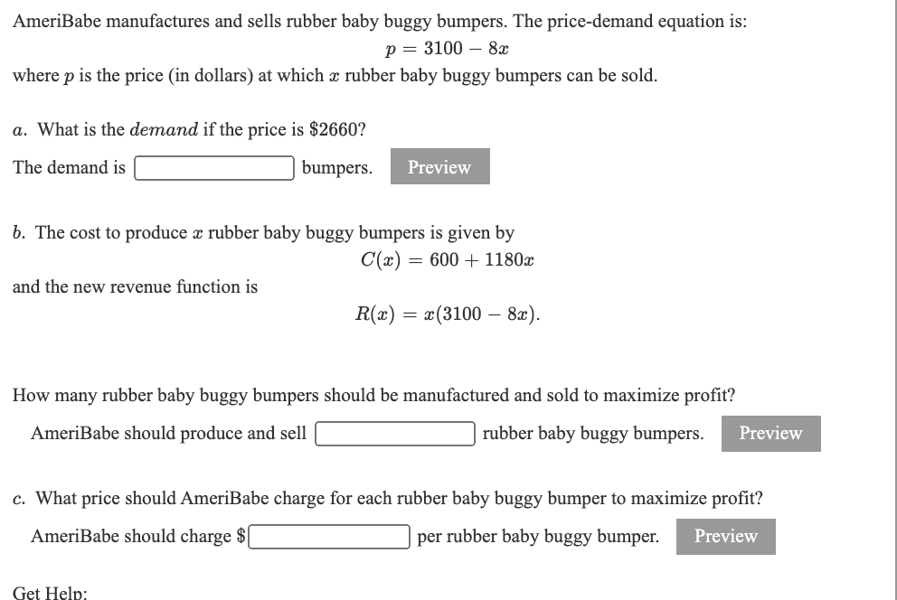 revenue function is the curve. 15000 14000 13000 12000 50 100 150