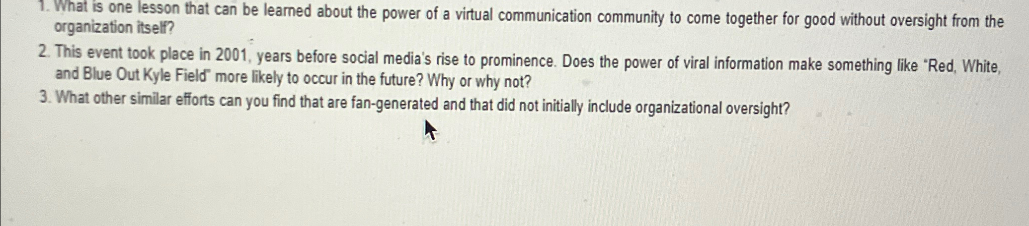  What is one lesson that can be learned about the power
