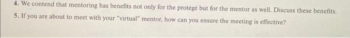 problem solving skills 4. We contend that mentoring has benefits not only