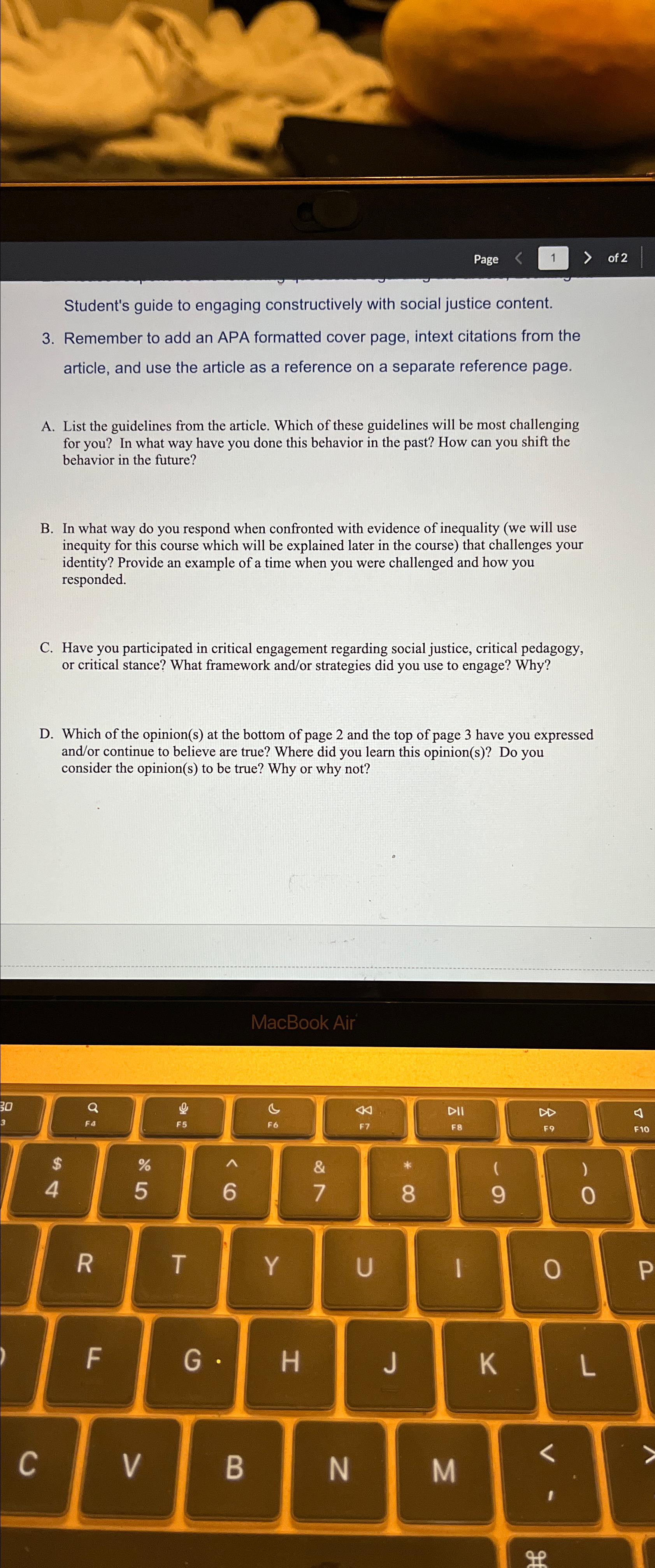  Student's guide to engaging constructively with social justice content. 3. Remember