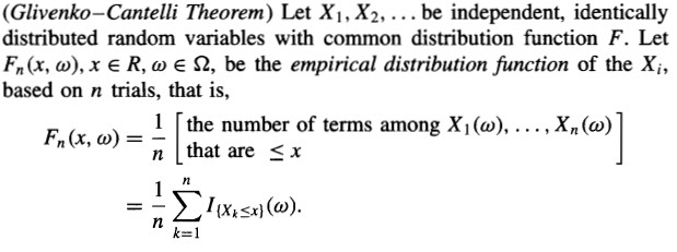 Probability theory - central limit theorem, uniform convergence, Glivenko-Cantelli theoremHello would you