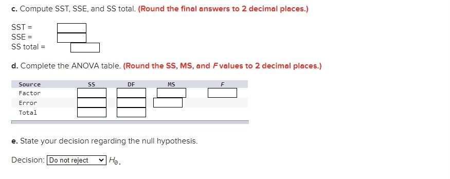 at the 0.01 significance level that the sample means are equal. Servers