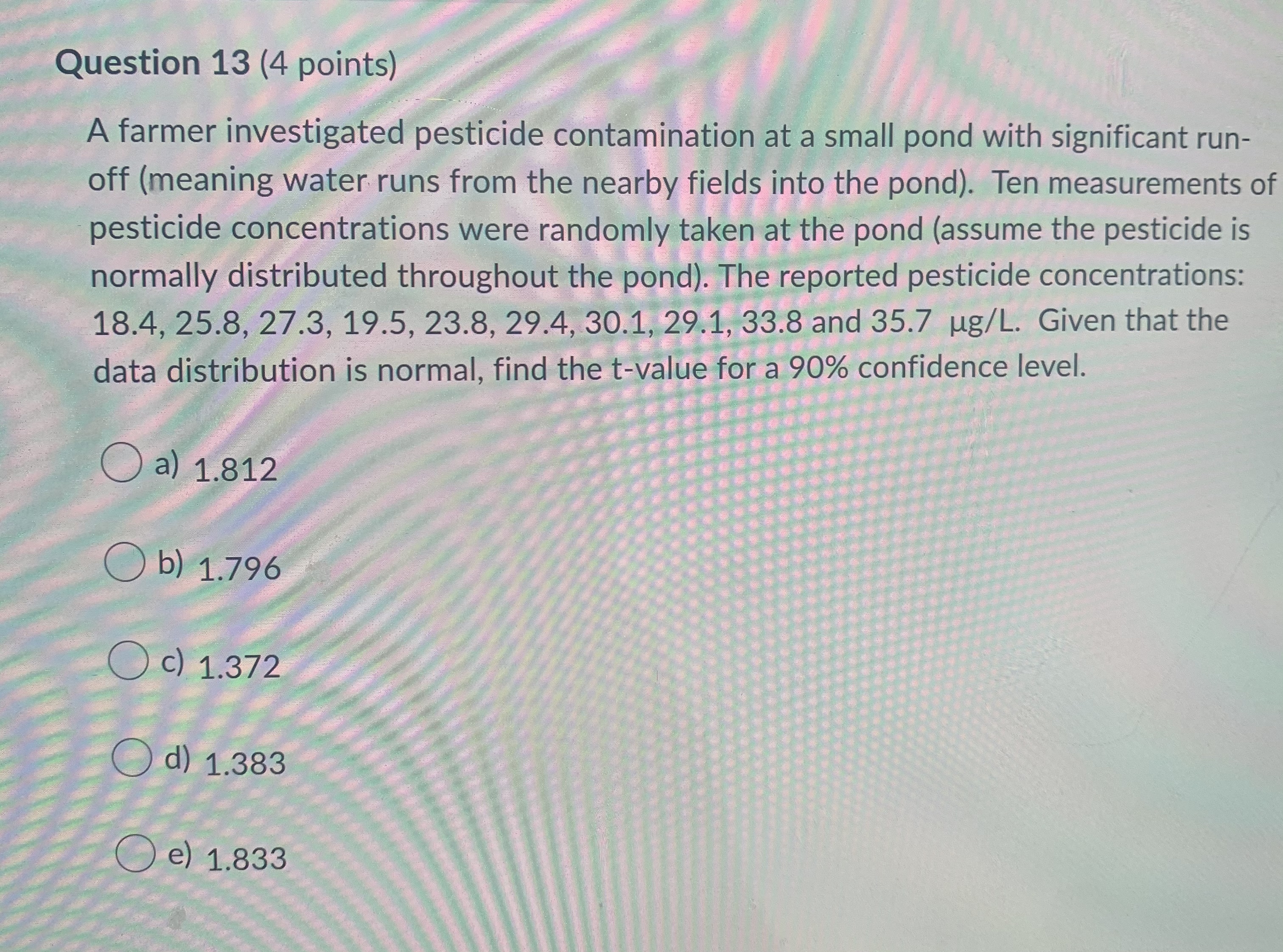 the following is true about the degrees of freedom? a) The degree