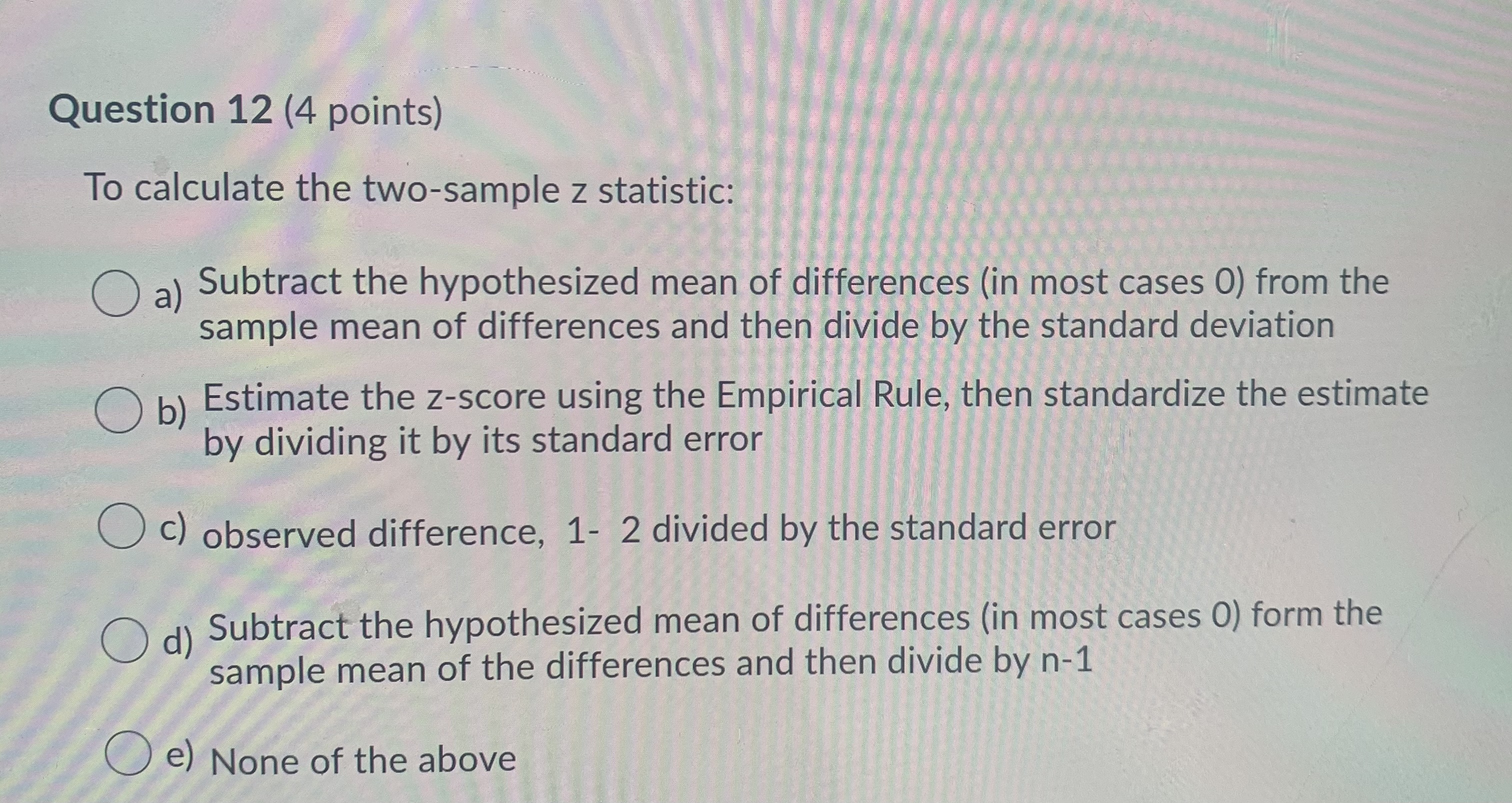 fields into the pond). Ten measurements of pesticide concentrations were randomly taken