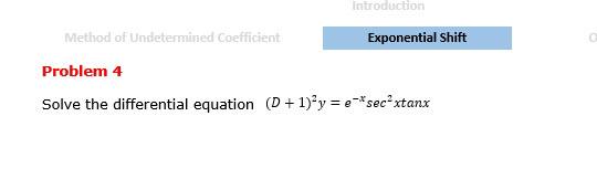 form box final answer Chapter 6 Higher-Order Ordinary Differential Equations with Constant