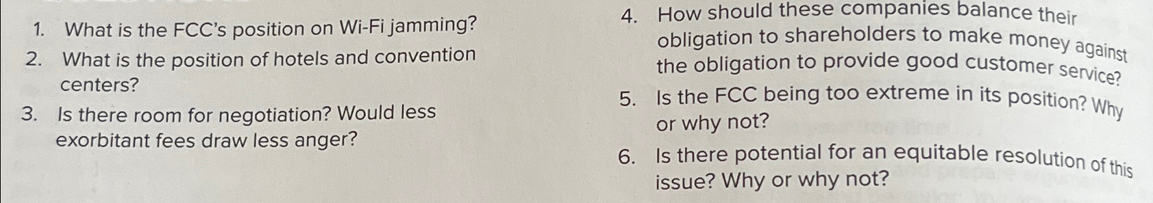  What is the FCC's position on Wi-Fi jamming? What is the