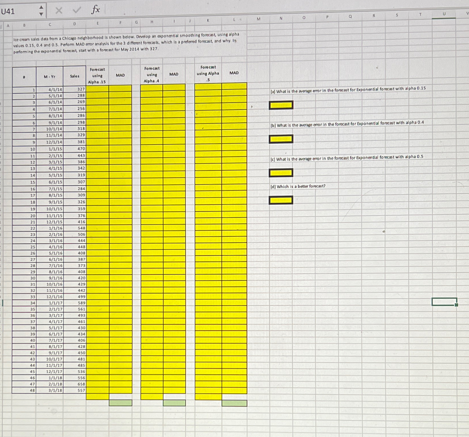  U41 fx A B C E F G H 1 M