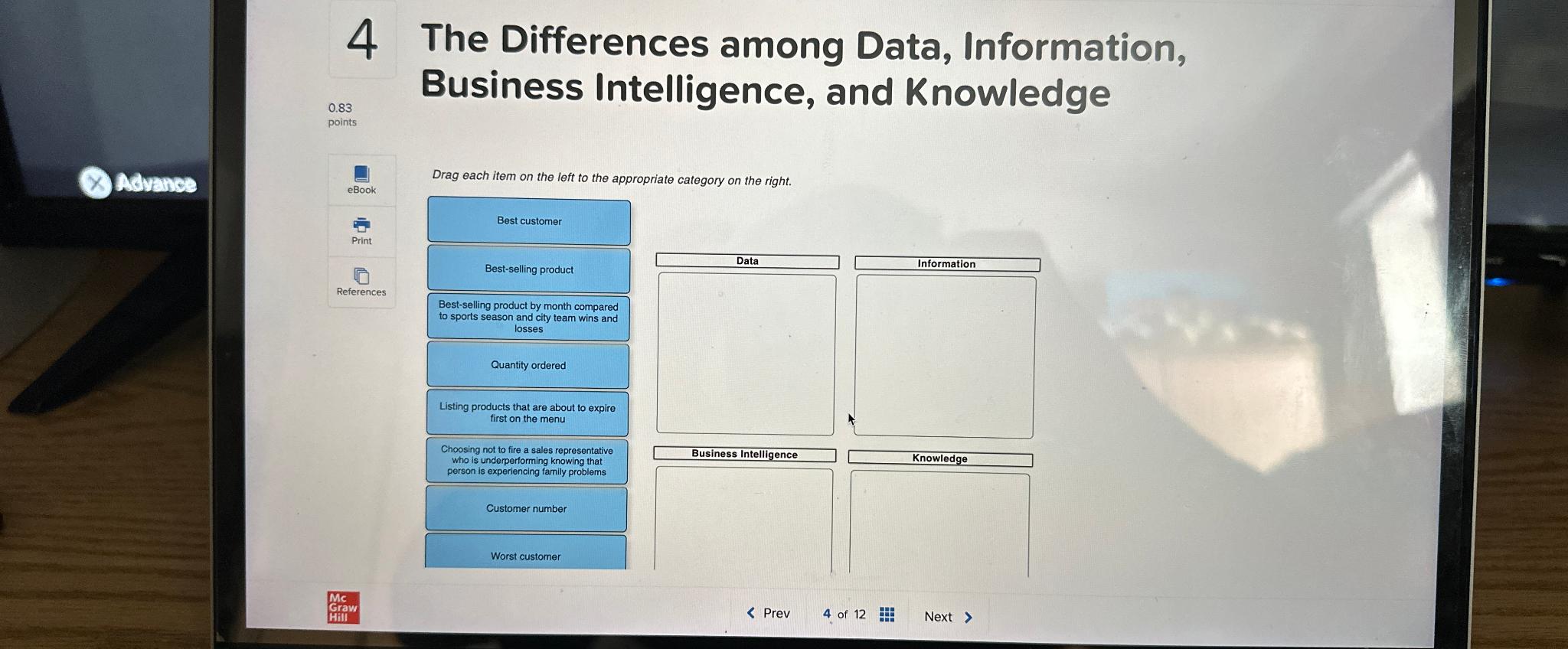  4 The Differences among Data, Information, Business Intelligence, and Knowledge 