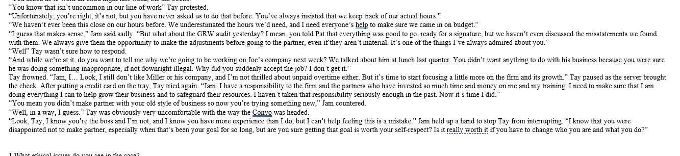 case by perhaps being followed or perhaps by being misinterpreted or abused?