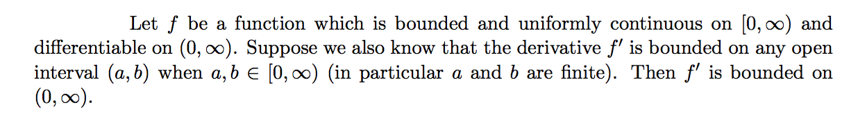 This is a Real Analysis Question. Please Prove or Disprove Let f