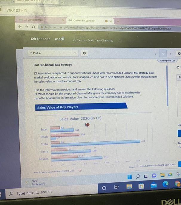  780103921 x as Online Test Window 42 Mercer metti 7. Part-4