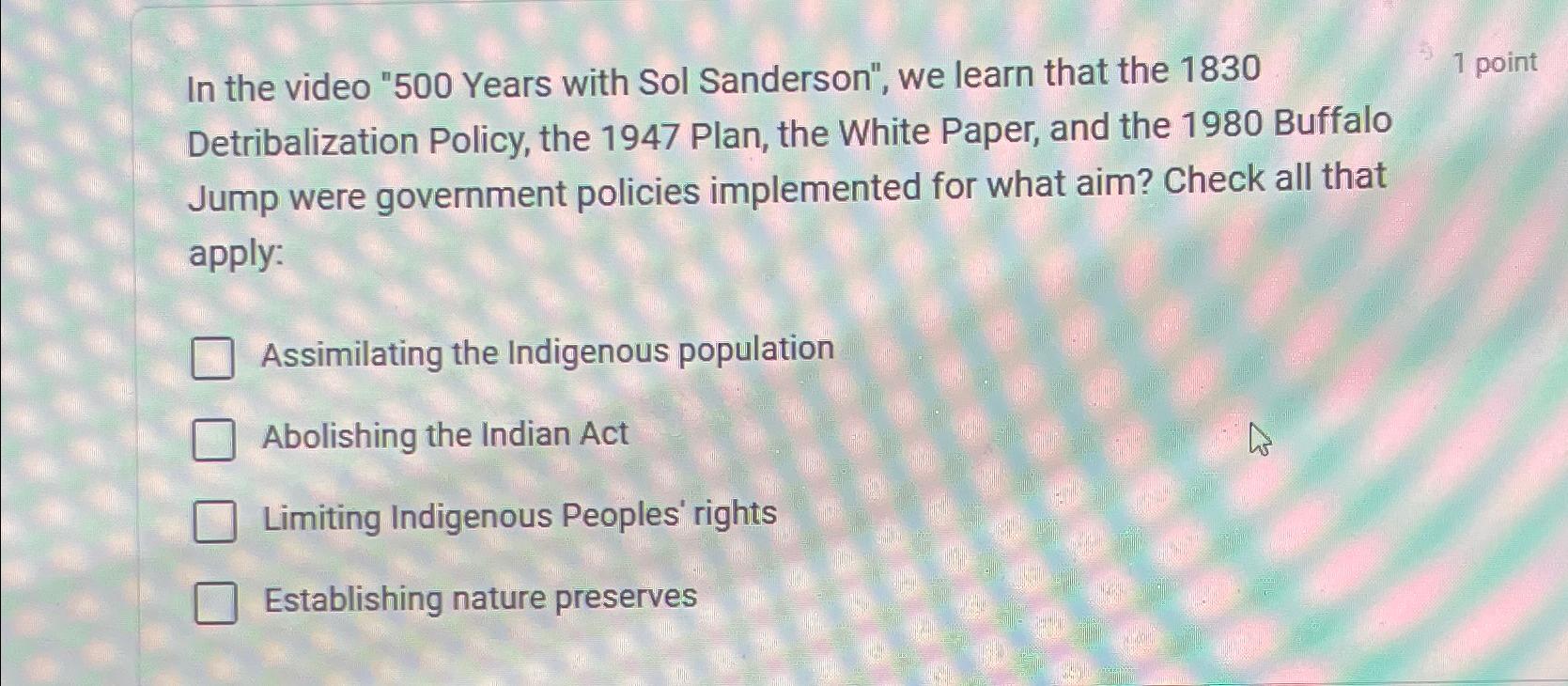  In the video "500 Years with Sol Sanderson", we learn that