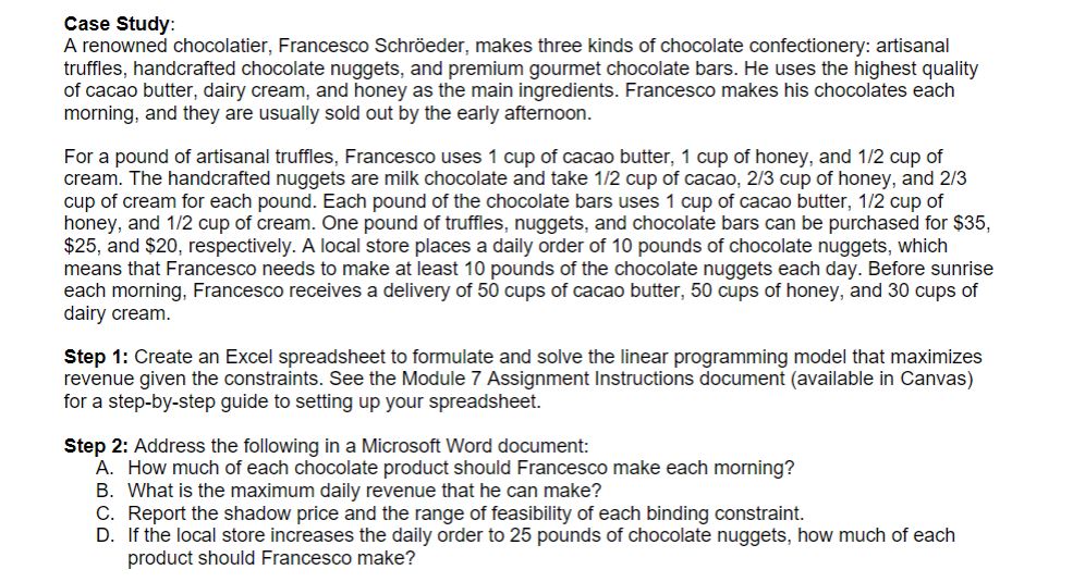 up the Excel spreadsheet as follows: 2. Enter =SUMPRODUCT(B8:D8,B11:D11) in cell E4