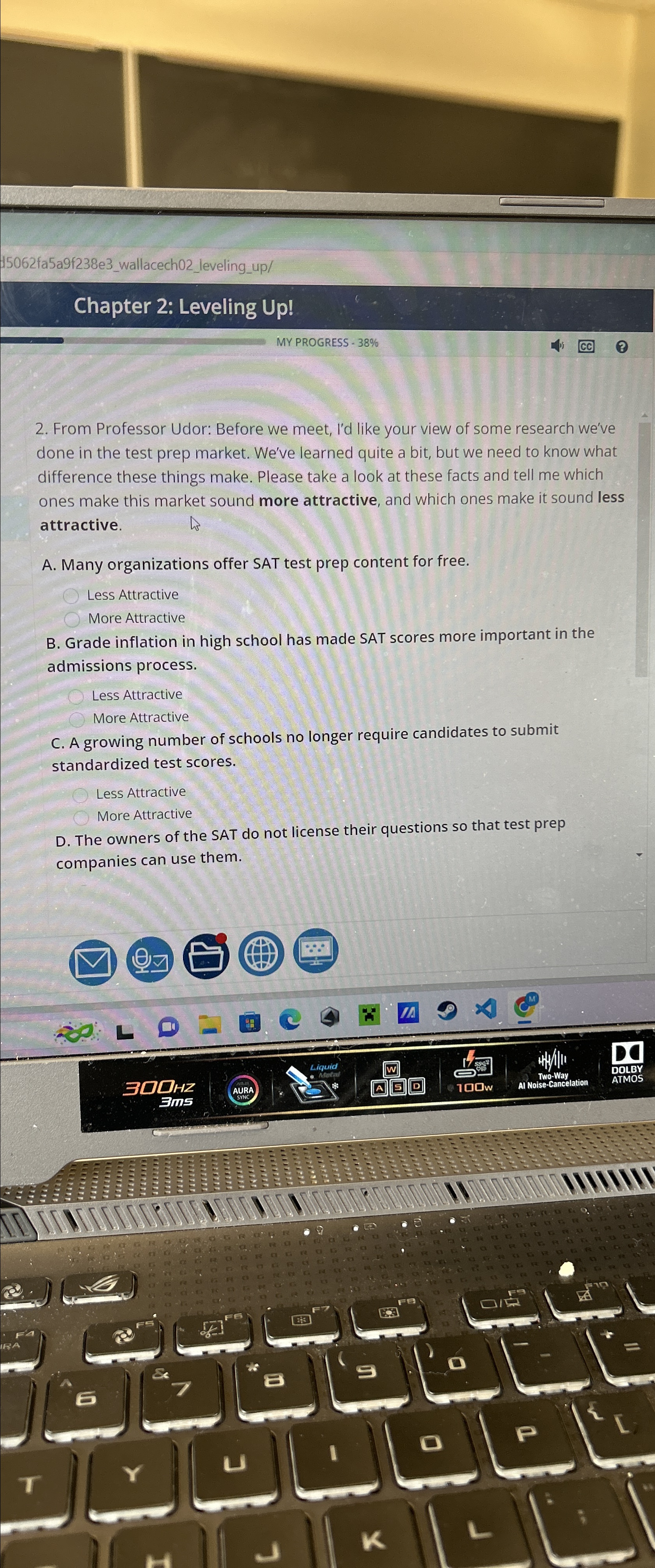  d5062fa5a9f238e3_wallacech02_leveling_up/ 2. From Professor Udor: Before we meet, l'd like your