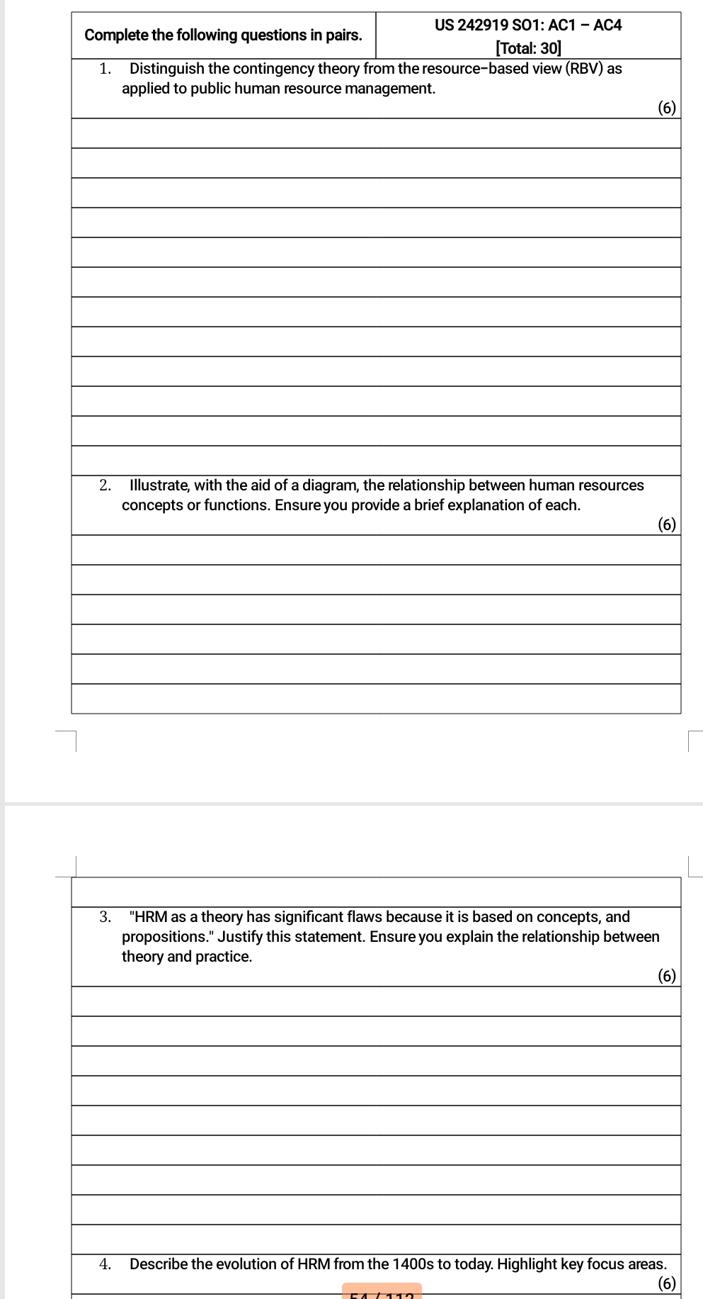  "HRM as a theory has significant flaws because it is based