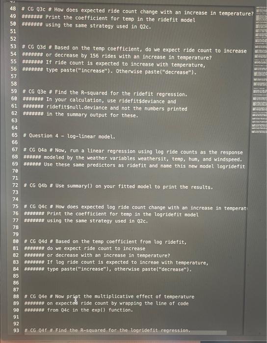 R and nane the object bikes. 2 \#mNNN# As usual, don't forget