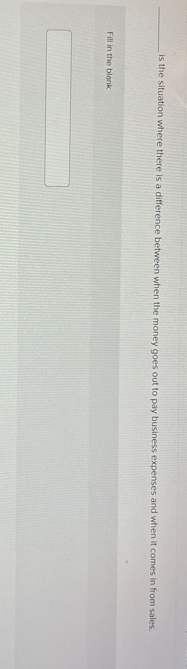  is the situation where there is a difference between when the