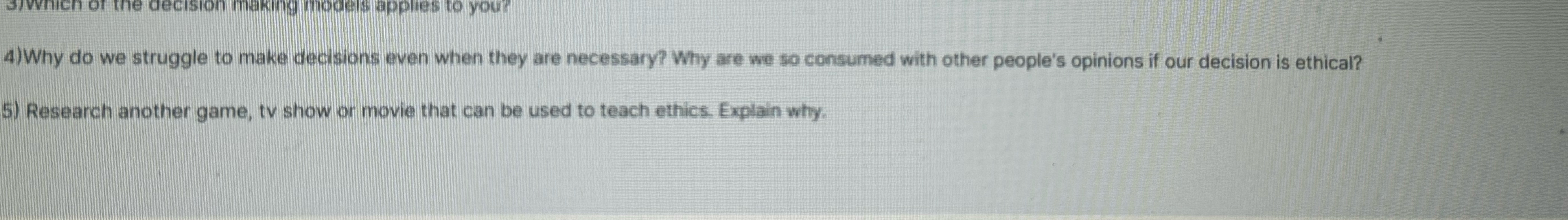  Why do we struggle to make decisions even when they are