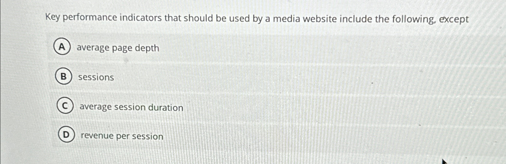  Key performance indicators that should be used by a media website