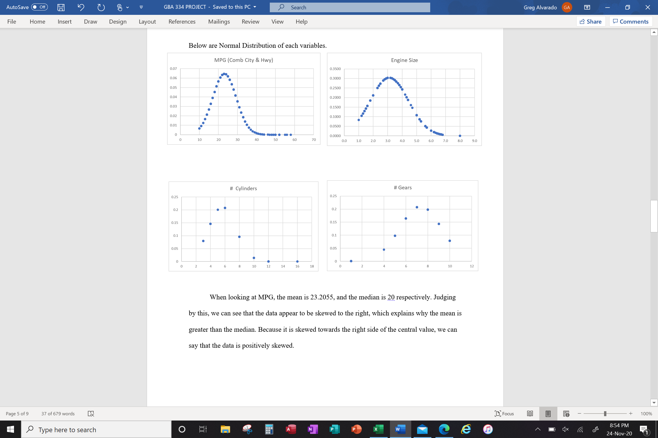 specifications and gas mileage? Thank you for your time. Greg Alvarado File
