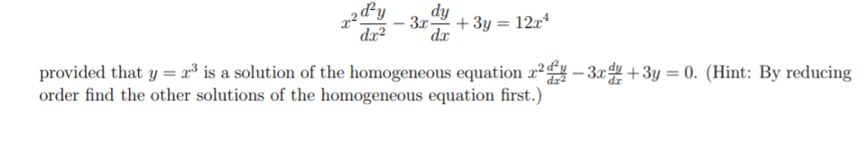 What is the general solution for the equation? mag 3;: +3y= 12:4