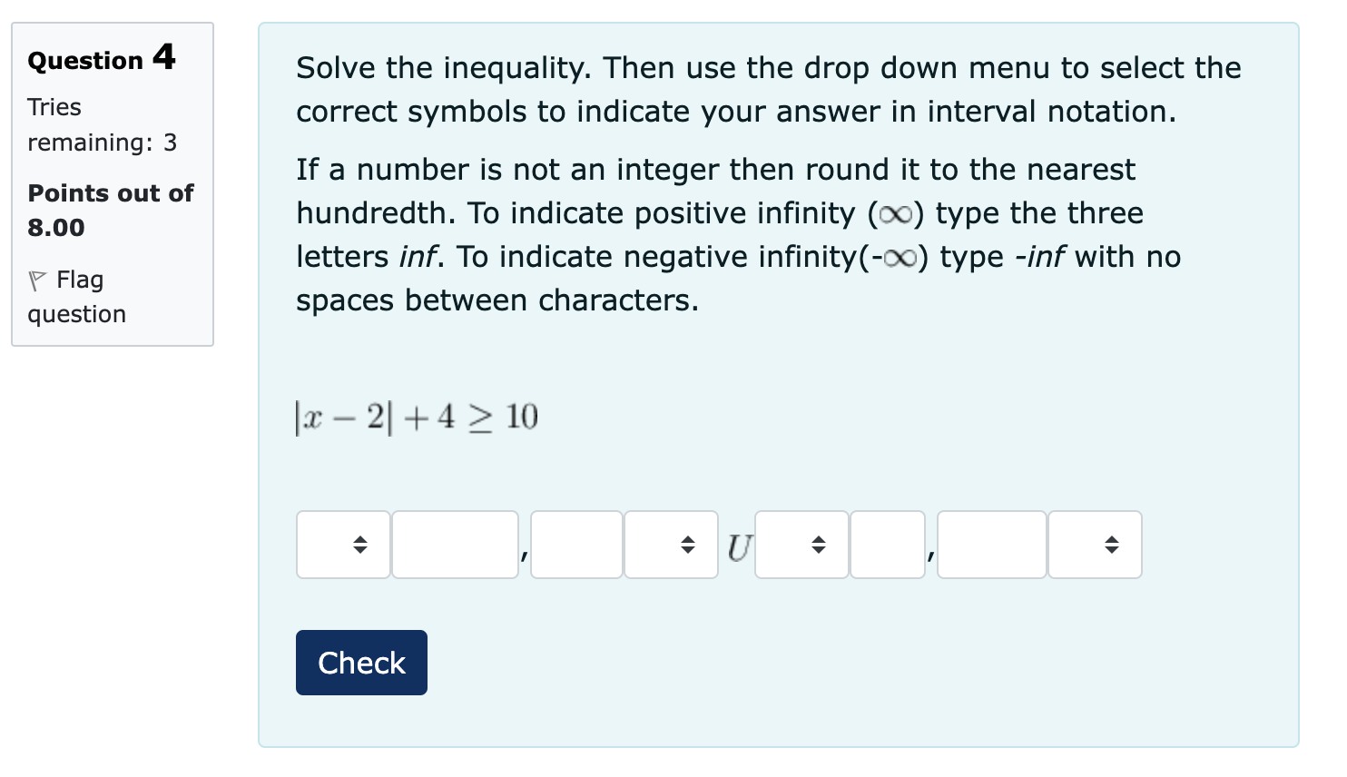 it to the nearest Points out of 4.00 hundredth. To indicate positive