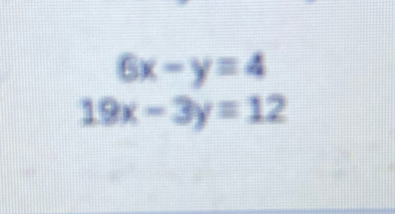 Solve the system by substitution. If the system is inconsistent or has