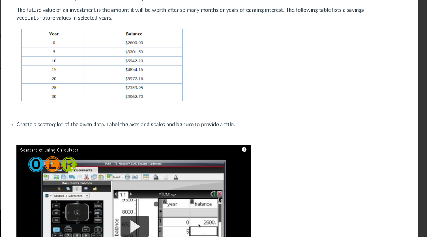 A Savings Account Amanda has decided to keep the investment until retirement-40