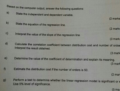 management is currently examining the distribution process from the company's wareho and