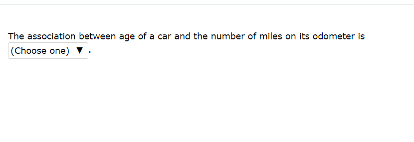 Determine whether the association between the two variables is positive or negative.The
