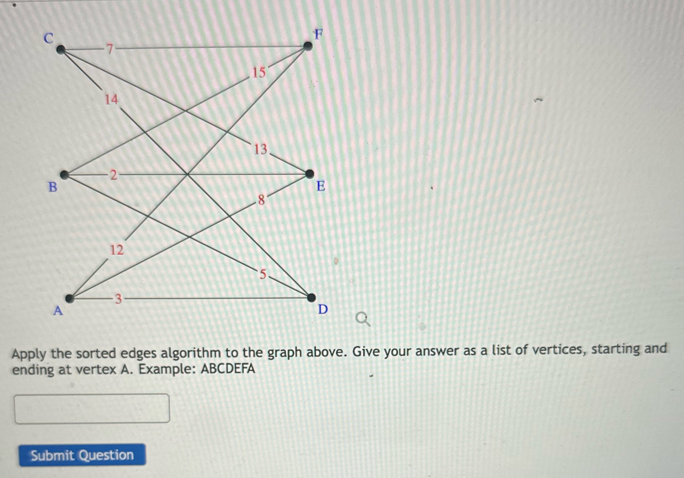  C 15 14 13 B E 12 A D Apply the