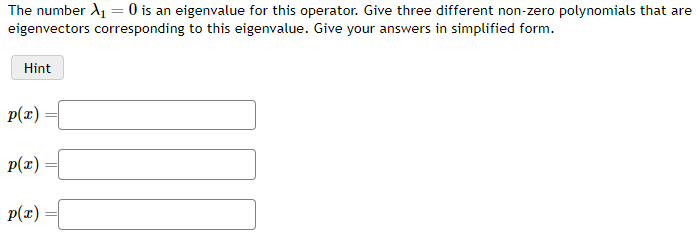 7(a - b) -5(a - b)x is a linear operator from P1