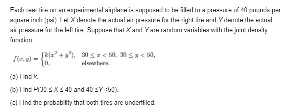 function of these random variables is f(z,y) = (x+2y). Ocxcl, Osys1, 10.