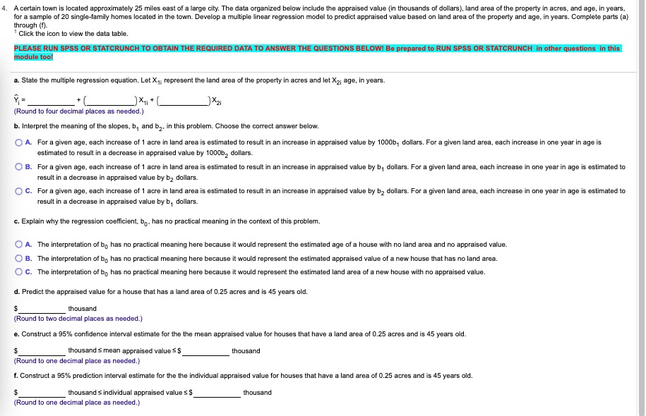math question 4. A certain town is located approximately 25 miles east