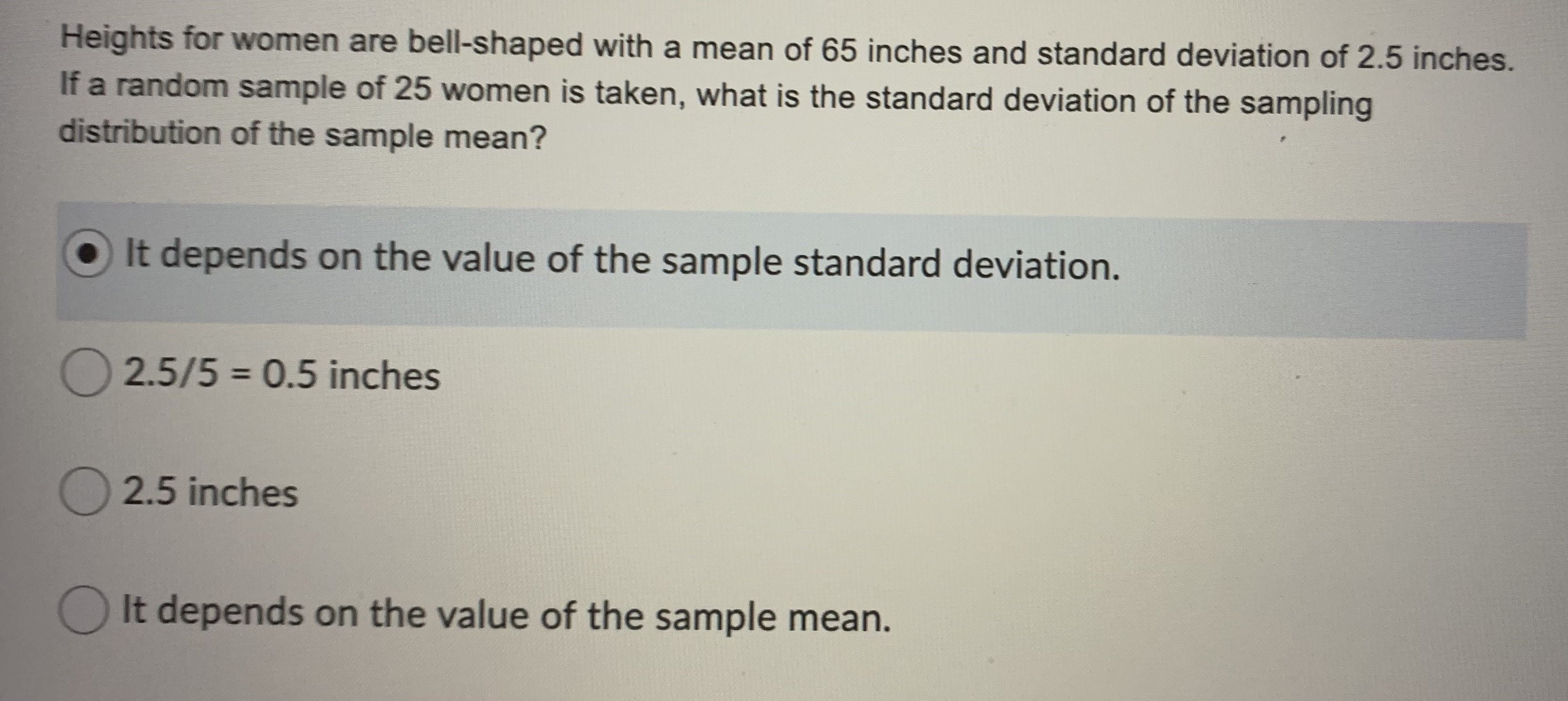 the two sample proportions (full-time - part-time) is to be calculated. Which