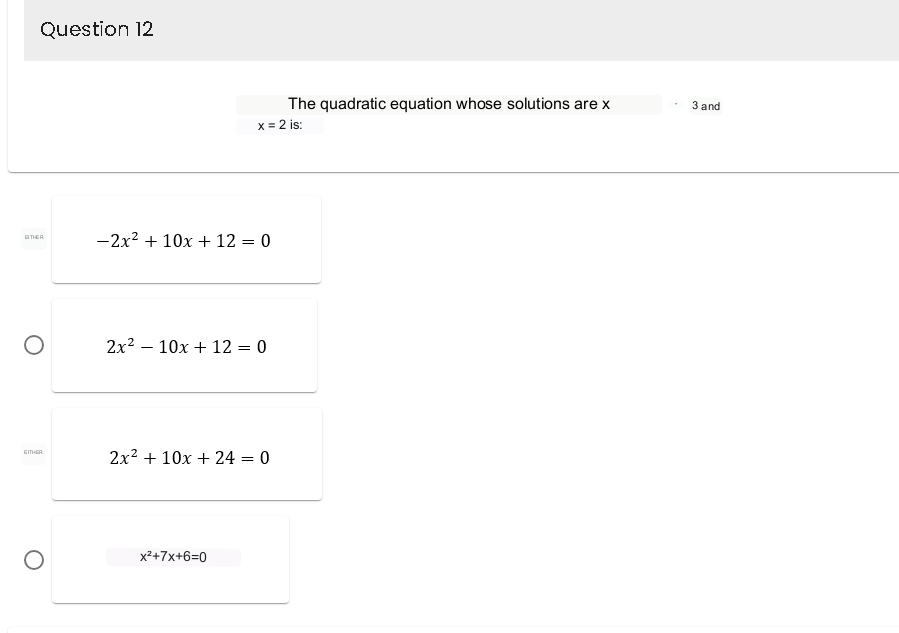- 4 = 0 is: GMHER X = y x = 2
