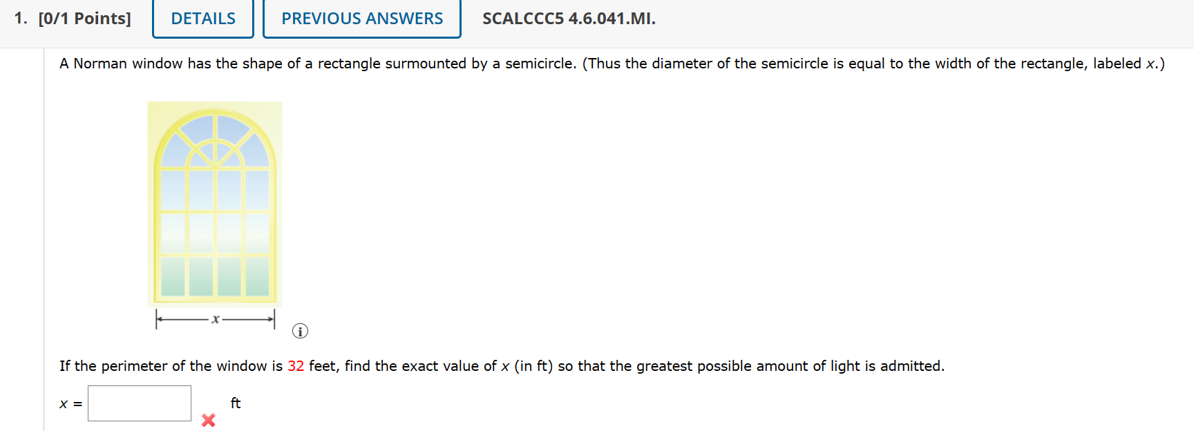 $9 per square meter. Find the cost (in dollars) of materials for