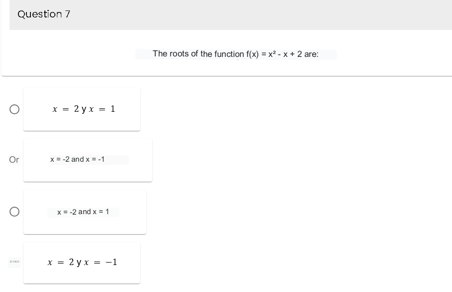 nature of O all solutions. if the discriminant is less than zero,