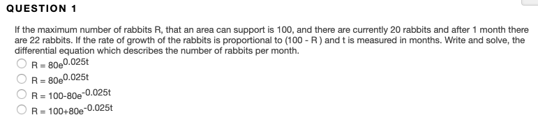 study questions for calc 5.) QUESTION 1 If the maximum number of