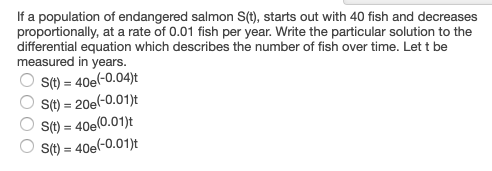 the rate of growth of the rabbits is proportional to (100 -