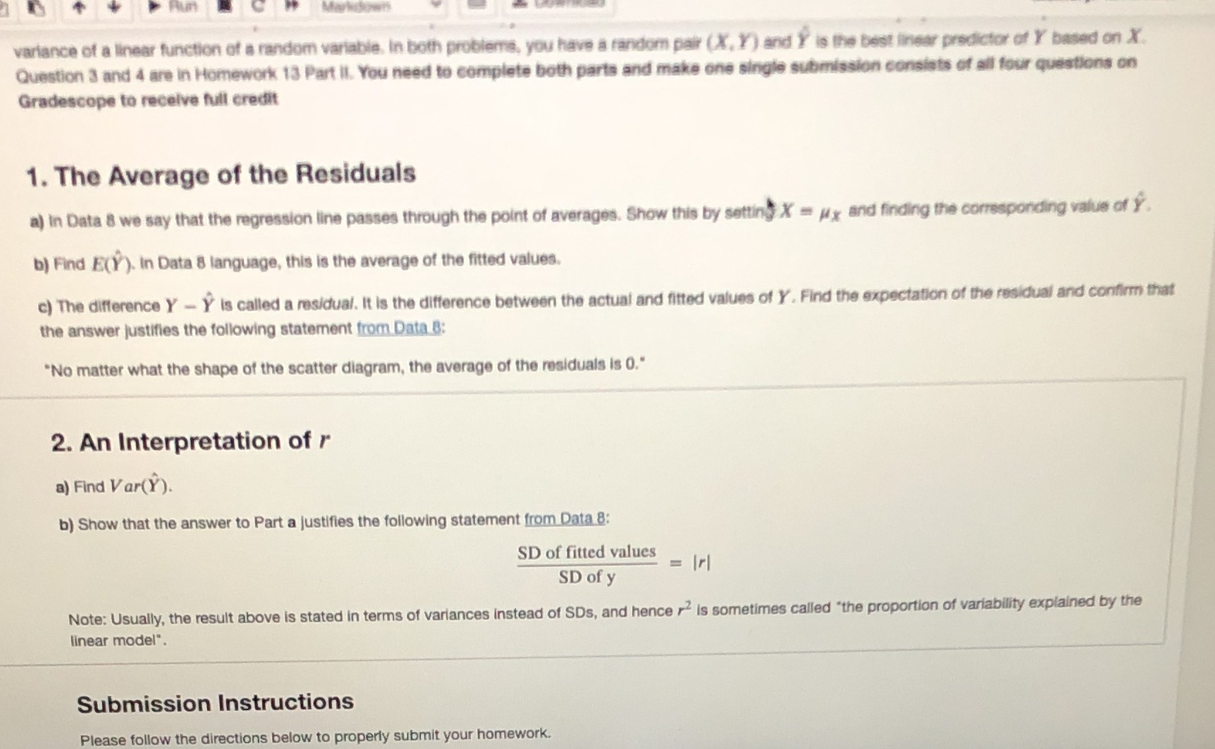  variance of a linear function of a random variable. In both