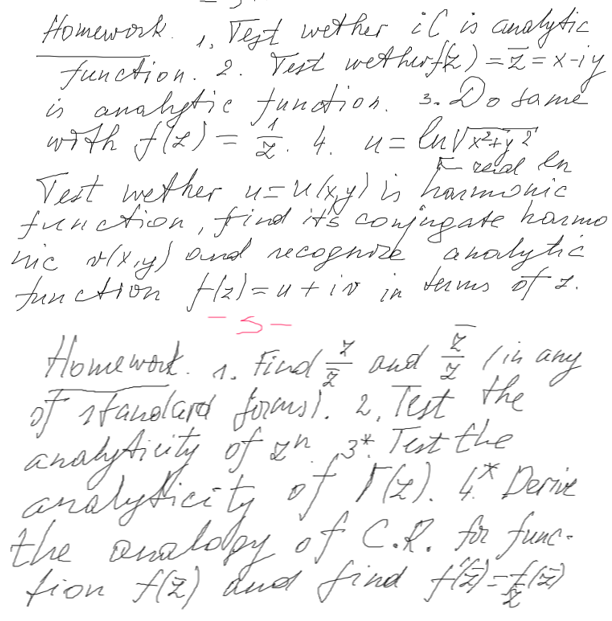 Statistics Homework . , Dest wether it is analytic function . 2.