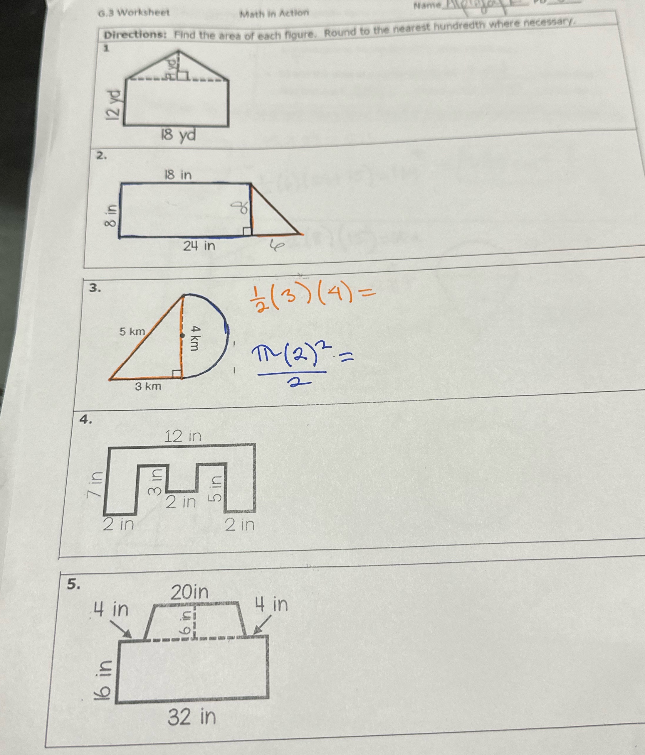 Can you please answer my math in action question Name AXC G.3