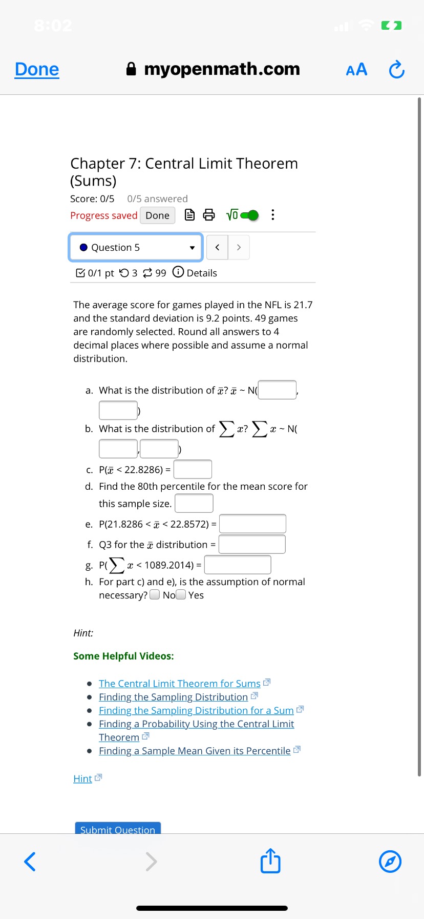 the library in one sitting is normally distributed with mean 46 minutes