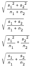 When are two random samples independent?Random samples are independent by nature of