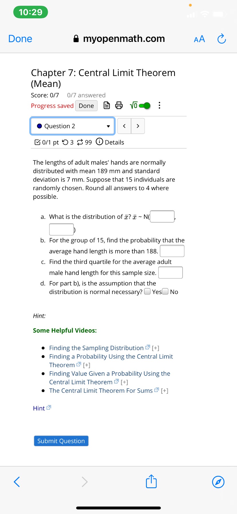 Question 3 v E40\" pt 03 7.: 99 @Details The amount of
