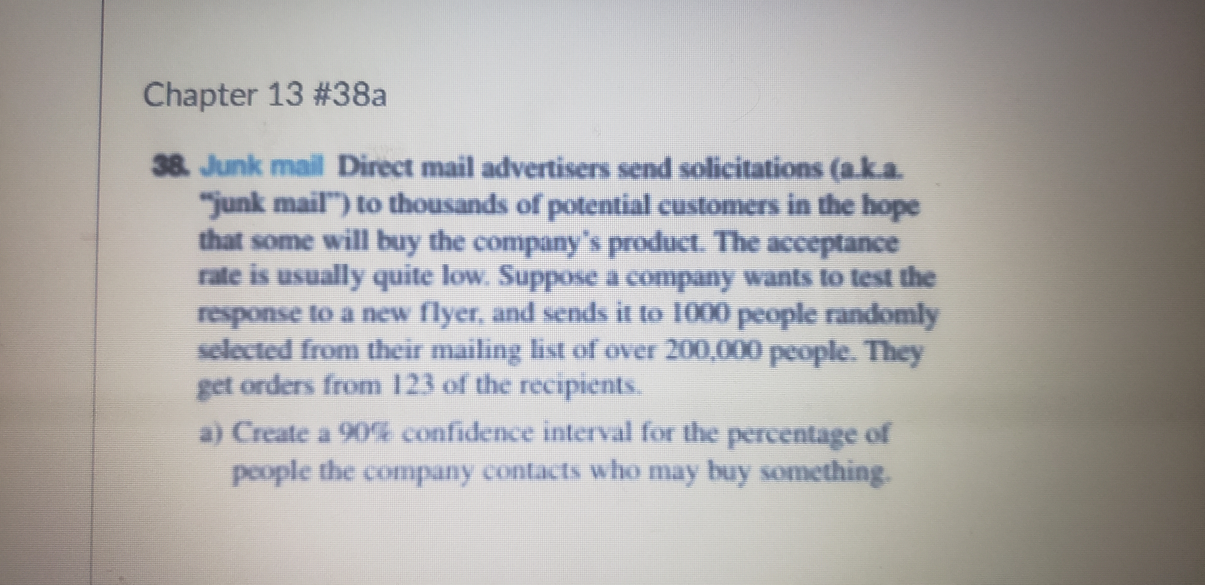 A national survey indicated that 30% of adults conduct their banking online.